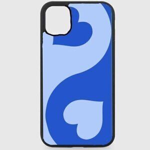 Blue Heart Yin Yang Phone Case